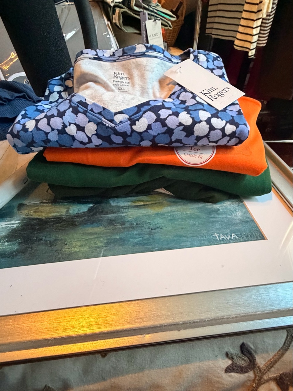 4 Kim Rogers shirts NEW XXL